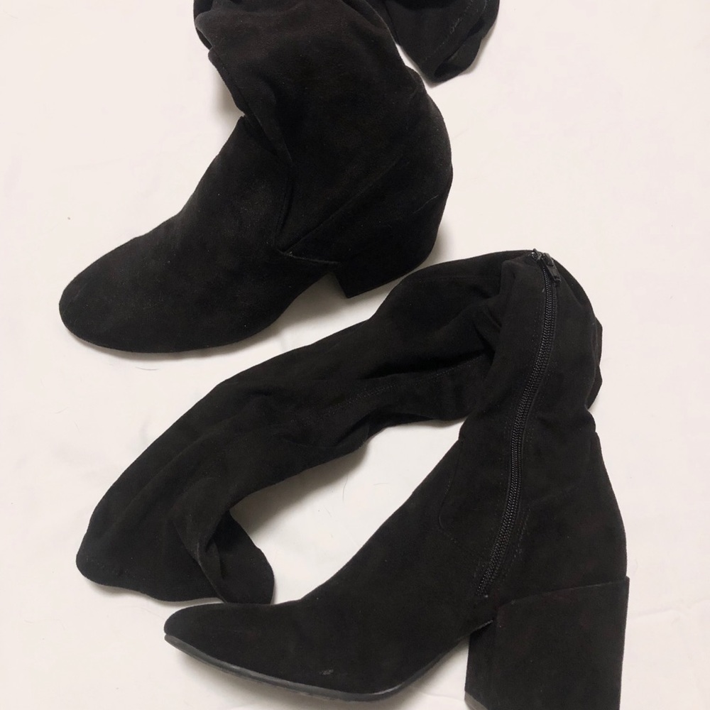 Thigh High Black Boots